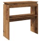 vidaXL Konsolentisch Altholz-Optik 80x30x80 cm Holzwerkstoff vidaXL Konsolentisch Altholz-Optik 80x30x80 cm Holzwerkstoff