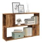 vidaXL Bücherregal Altholz-Optik 100x24x63 cm Holzwerkstoff vidaXL Bücherregal Altholz-Optik 100x24x63 cm Holzwerkstoff