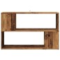 vidaXL Bücherregal Altholz-Optik 100x24x63 cm Holzwerkstoff vidaXL Bücherregal Altholz-Optik 100x24x63 cm Holzwerkstoff