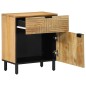 vidaXL Nachttisch Braun 50x33x60 cm Massivholz Mango