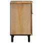 vidaXL Nachttisch Braun 50x33x60 cm Massivholz Mango