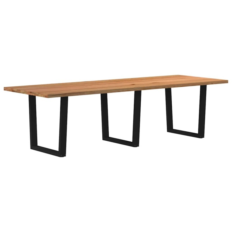 vidaXL Esstisch mit Baumkanten 280x100x74 cm Massivholz Eiche vidaXL Esstisch mit Baumkanten 280x100x74 cm Massivholz Eiche