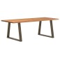 vidaXL Esstisch mit Baumkanten 240x100x74 cm Massivholz Eiche vidaXL Esstisch mit Baumkanten 240x100x74 cm Massivholz Eiche