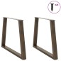 vidaXL Esstisch mit Baumkanten 240x100x74 cm Massivholz Eiche vidaXL Esstisch mit Baumkanten 240x100x74 cm Massivholz Eiche