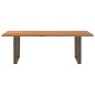 vidaXL Esstisch mit Baumkanten 240x100x74 cm Massivholz Eiche vidaXL Esstisch mit Baumkanten 240x100x74 cm Massivholz Eiche