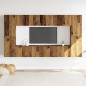 vidaXL 8-tlg. TV-Schrank-Set Wandmontage Altholz-Optik Holzwerkstoff vidaXL 8-tlg. TV-Schrank-Set Wandmontage Altholz-Optik Holzwerkstoff