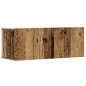 vidaXL 6-tlg. TV-Schrank-Set Wandmontage Altholz-Optik Holzwerkstoff vidaXL 6-tlg. TV-Schrank-Set Wandmontage Altholz-Optik Holzwerkstoff