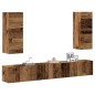 vidaXL 4-tlg. TV-Schrank-Set Wandmontage Altholz-Optik Holzwerkstoff vidaXL 4-tlg. TV-Schrank-Set Wandmontage Altholz-Optik Holzwerkstoff