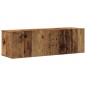 vidaXL 4-tlg. TV-Schrank-Set Wandmontage Altholz-Optik Holzwerkstoff vidaXL 4-tlg. TV-Schrank-Set Wandmontage Altholz-Optik Holzwerkstoff