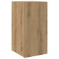 vidaXL 4-tlg. TV-Schrank-Set Wandmontage Artisan-Eiche Holzwerkstoff vidaXL 4-tlg. TV-Schrank-Set Wandmontage Artisan-Eiche Holzwerkstoff