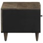 vidaXL Couchtisch Hellgrau 80x50x40 cm Massivholz Mango vidaXL Couchtisch Hellgrau 80x50x40 cm Massivholz Mango