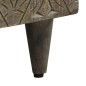 vidaXL Couchtisch Hellgrau 80x50x40 cm Massivholz Mango vidaXL Couchtisch Hellgrau 80x50x40 cm Massivholz Mango