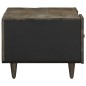 vidaXL Couchtisch Hellgrau 100x54x40 cm Massivholz Mango