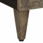 vidaXL TV-Schrank Hellgrau 105x33,5x46 cm Massivholz Mango