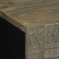 vidaXL Sideboard Hellgrau 60x33,5x75 cm Massivholz Mango vidaXL Sideboard Hellgrau 60x33,5x75 cm Massivholz Mango