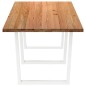 vidaXL Esstisch mit Baumkanten 320x100x74 cm Massivholz Eiche vidaXL Esstisch mit Baumkanten 320x100x74 cm Massivholz Eiche