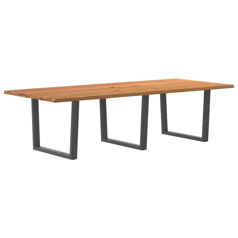 vidaXL Esstisch mit Baumkanten 280x120x74 cm Massivholz Eiche vidaXL Esstisch mit Baumkanten 280x120x74 cm Massivholz Eiche