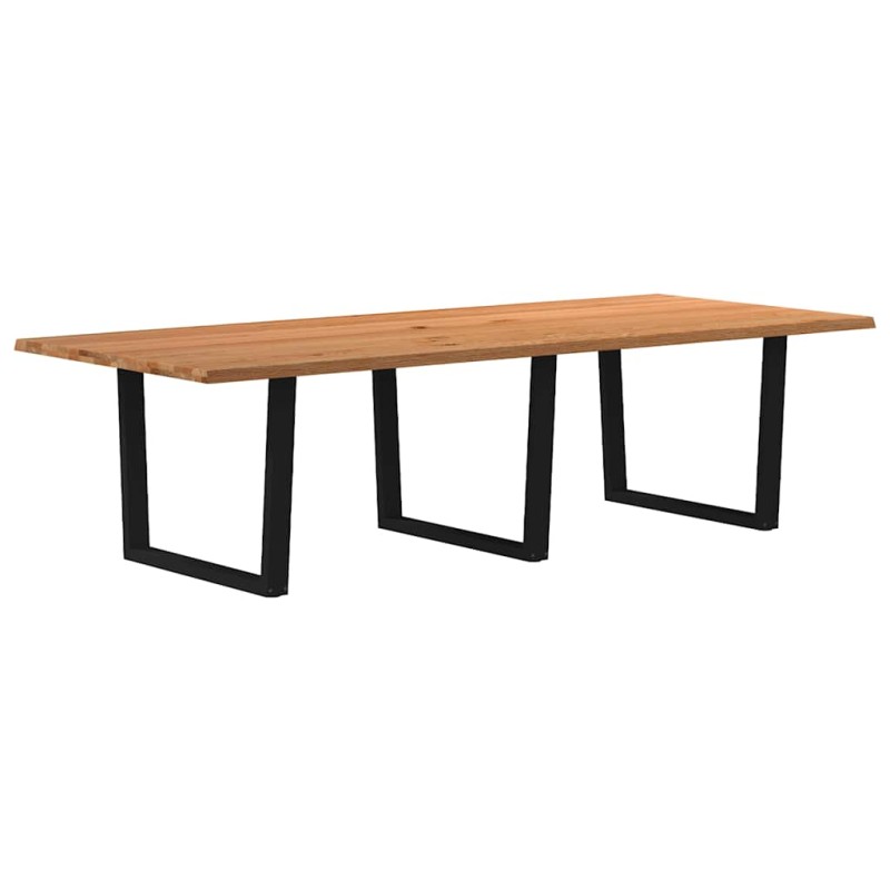 vidaXL Esstisch mit Baumkanten 280x120x74 cm Massivholz Eiche vidaXL Esstisch mit Baumkanten 280x120x74 cm Massivholz Eiche