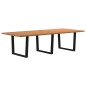 vidaXL Esstisch mit Baumkanten 280x120x74 cm Massivholz Eiche vidaXL Esstisch mit Baumkanten 280x120x74 cm Massivholz Eiche