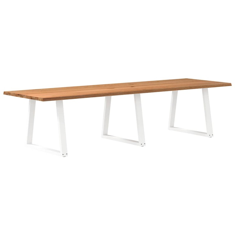 vidaXL Esstisch mit Baumkanten 320x100x74 cm Massivholz Eiche vidaXL Esstisch mit Baumkanten 320x100x74 cm Massivholz Eiche