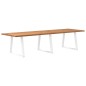 vidaXL Esstisch mit Baumkanten 320x100x74 cm Massivholz Eiche vidaXL Esstisch mit Baumkanten 320x100x74 cm Massivholz Eiche