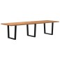 vidaXL Esstisch mit Baumkanten 320x100x74 cm Massivholz Eiche vidaXL Esstisch mit Baumkanten 320x100x74 cm Massivholz Eiche
