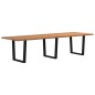 vidaXL Esstisch mit Baumkanten 320x100x74 cm Massivholz Eiche vidaXL Esstisch mit Baumkanten 320x100x74 cm Massivholz Eiche