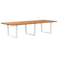 vidaXL Esstisch 320x120x74 cm Massivholz Eiche Rechteckig