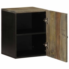 vidaXL Bad-Wandschrank 38x33x48 cm Massivholz Mango