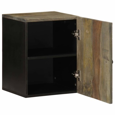 vidaXL Bad-Wandschrank 38x33x48 cm Massivholz Mango