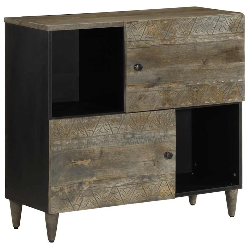 vidaXL Sideboard 80x33x75 cm Massivholz Mango vidaXL Sideboard 80x33x75 cm Massivholz Mango