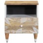 vidaXL Nachttische 2 Stk. 40x33x46 cm Massivholz Mango
