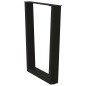 vidaXL Esstisch Beine V-Form 2 Stück Schwarz 70x(72-73,3) cm Stahl vidaXL Esstisch Beine V-Form 2 Stück Schwarz 70x(72-73,3) cm Stahl