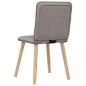 vidaXL Esszimmerstühle 4 Stk. Taupe Stoff