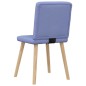 vidaXL Esszimmerstühle 4 Stk. Jeansblau Stoff