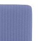 vidaXL Esszimmerstühle 4 Stk. Jeansblau Stoff