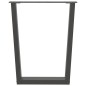 vidaXL Esstisch Beine V-Form 2 Stück Anthrazit 70x(72-73,3) cm Stahl vidaXL Esstisch Beine V-Form 2 Stück Anthrazit 70x(72-73,3) cm Stahl