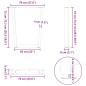 vidaXL Esstisch Beine V-Form 2 Stück Anthrazit 70x(72-73,3) cm Stahl vidaXL Esstisch Beine V-Form 2 Stück Anthrazit 70x(72-73,3) cm Stahl