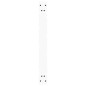 vidaXL Esstisch Beine V-Form 3 Stück Weiß 80x(72-73,3) cm Stahl