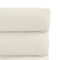 vidaXL Esszimmerstühle 4 Stk. Creme Samt