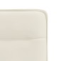 vidaXL Esszimmerstühle 4 Stk. Creme Samt