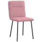 vidaXL Esszimmerstühle 4 Stk. Rosa Samt