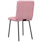 vidaXL Esszimmerstühle 4 Stk. Rosa Samt