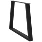 vidaXL Esstisch Beine V-Form 3 Stück Schwarz 100x(72-73,3) cm Stahl vidaXL Esstisch Beine V-Form 3 Stück Schwarz 100x(72-73,3) cm Stahl