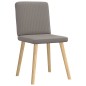 vidaXL Esszimmerstühle 6 Stk. Taupe Stoff