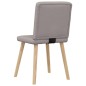vidaXL Esszimmerstühle 6 Stk. Taupe Stoff