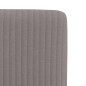 vidaXL Esszimmerstühle 6 Stk. Taupe Stoff