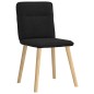 vidaXL Esszimmerstühle 6 Stk. Schwarz Stoff