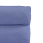 vidaXL Esszimmerstühle 4 Stk. Jeansblau Stoff