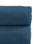 vidaXL Esszimmerstühle 4 Stk. Blau Stoff